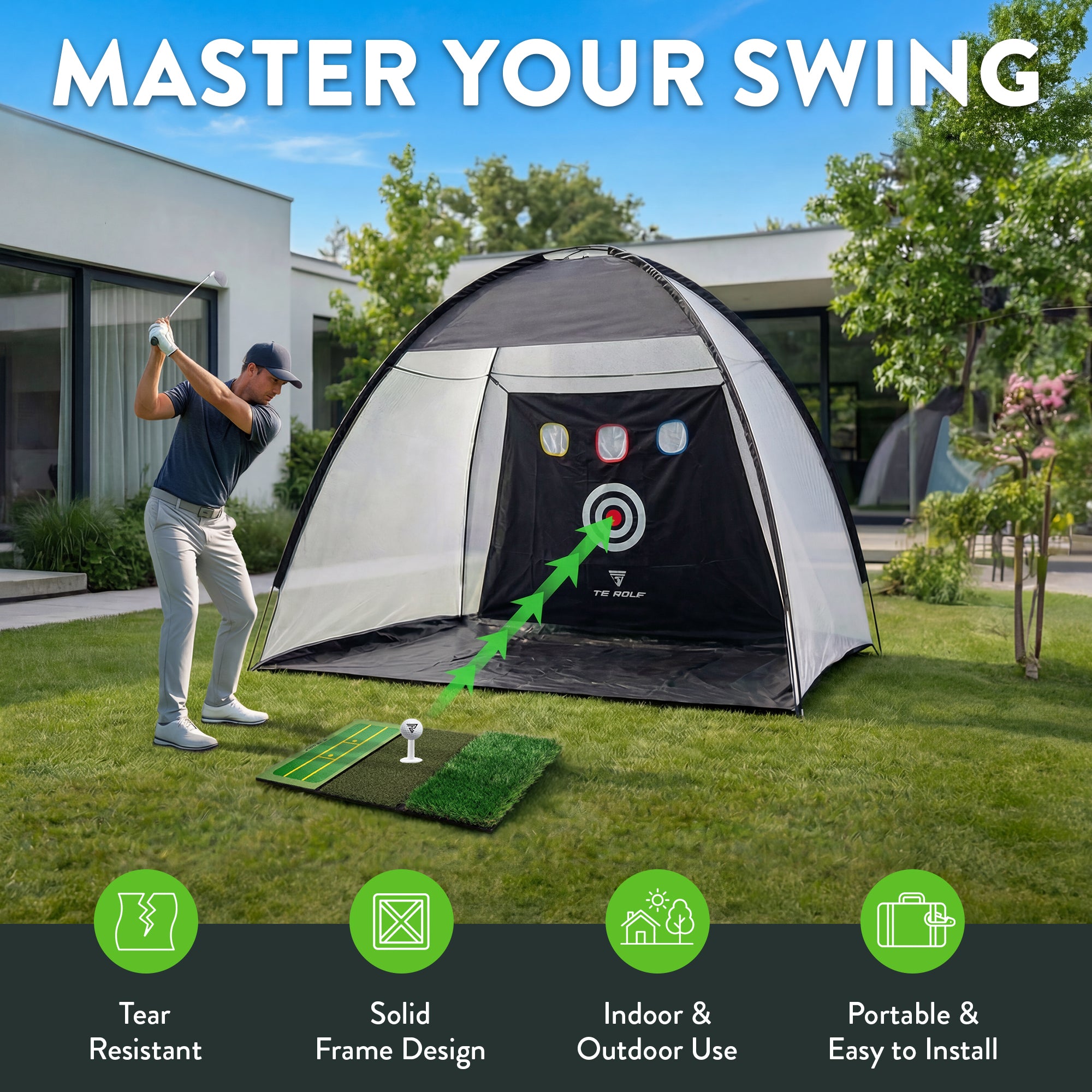 Practice Golf Net Outdoor/ Indoor