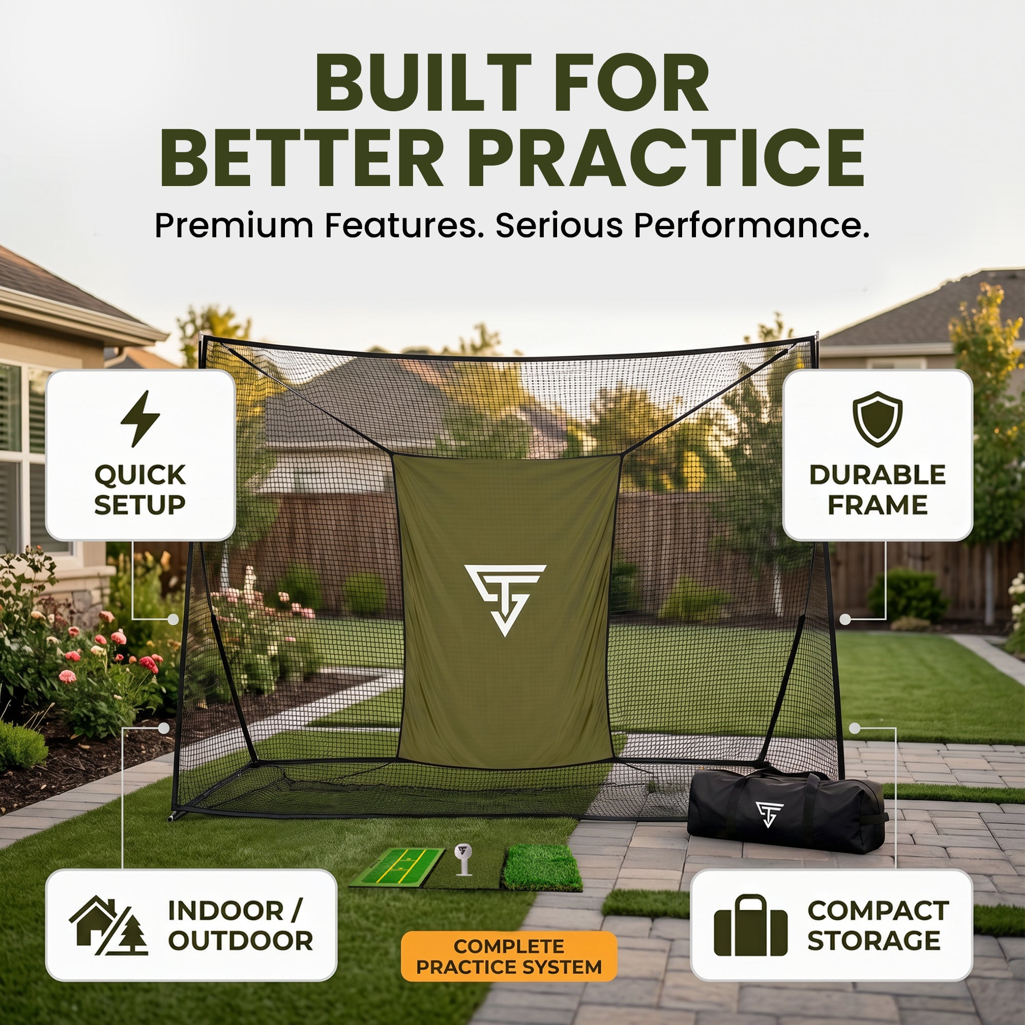 TS Golf Pro Practice Net