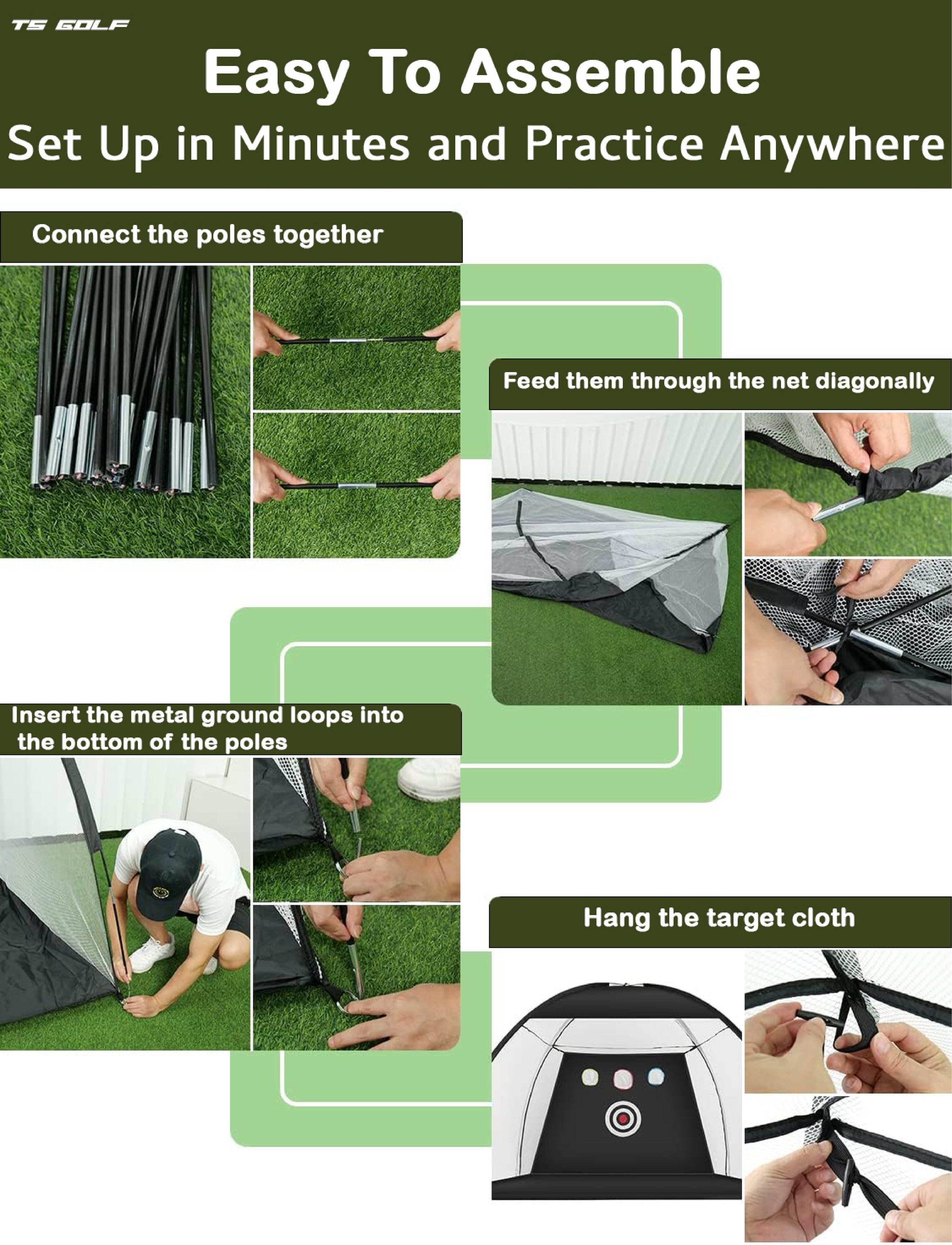 Practice Golf Net Outdoor/ Indoor