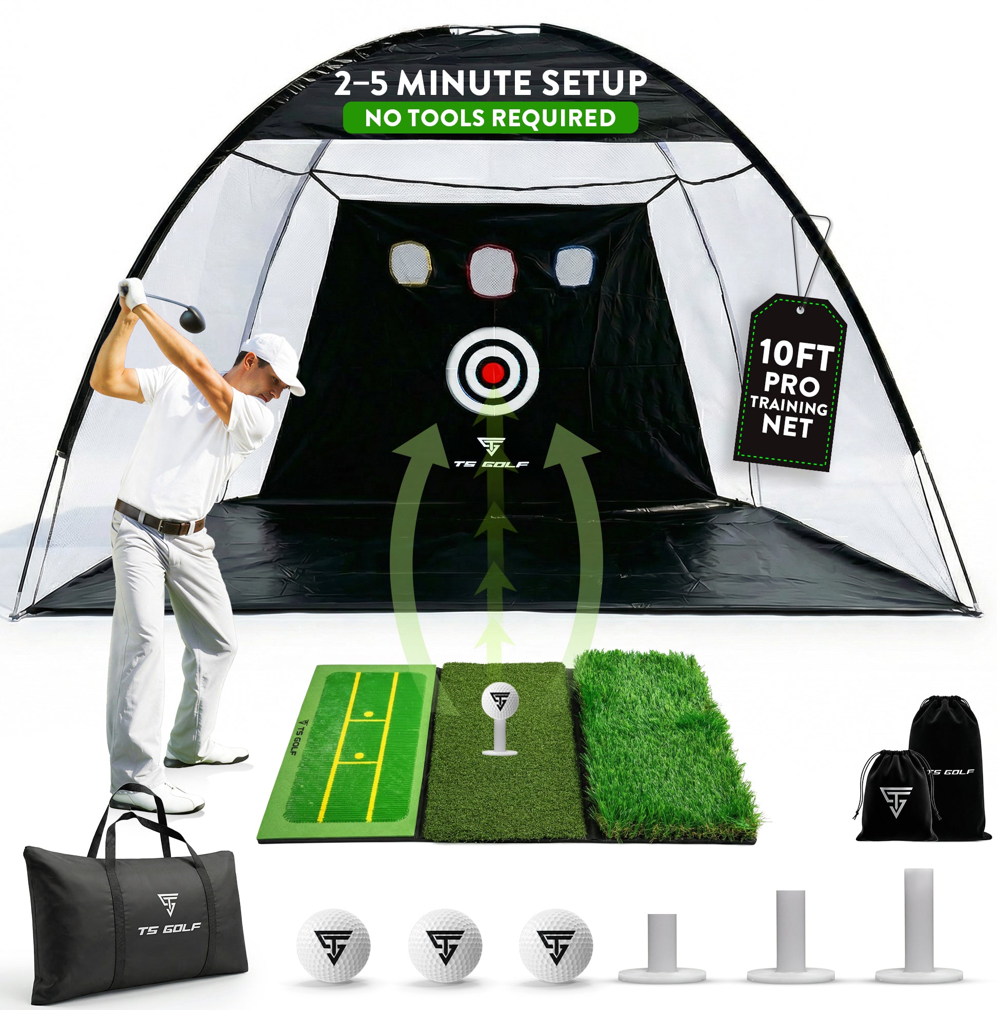 Practice Golf Net Outdoor/ Indoor